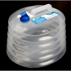 戶外野餐盛水容器便攜伸縮摺疊水袋可裝飲用水使用-15L